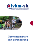 Titelbild des Flyers: Gemeinsam stark mit Behinderung